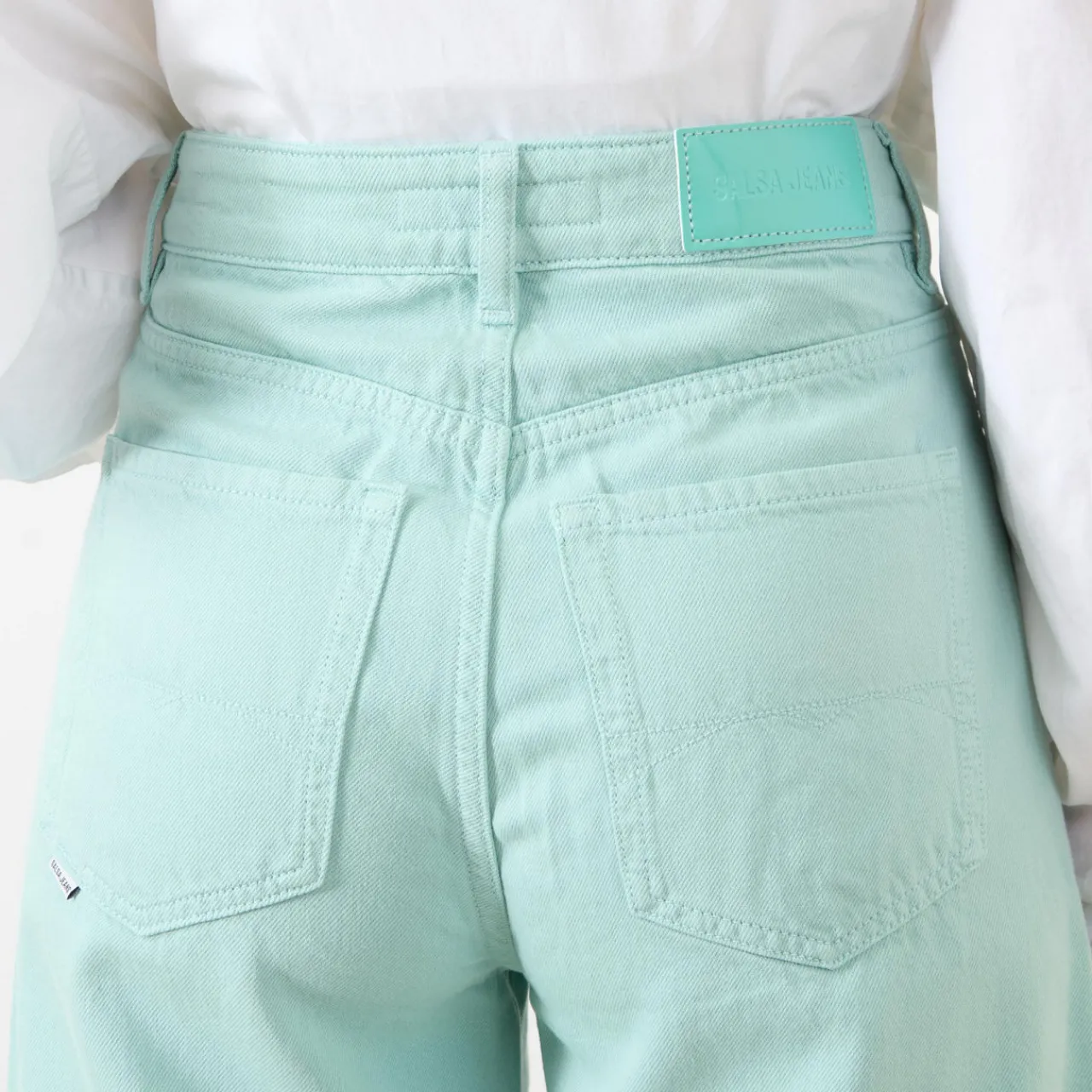Outlet High-Rise Wide Leg Jeans Women Denim