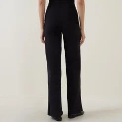 Discount High-Rise Wide Leg Trousers Women Trousers & Shorts