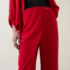 Sale High-Rise Wrap Trousers Women Trousers & Shorts