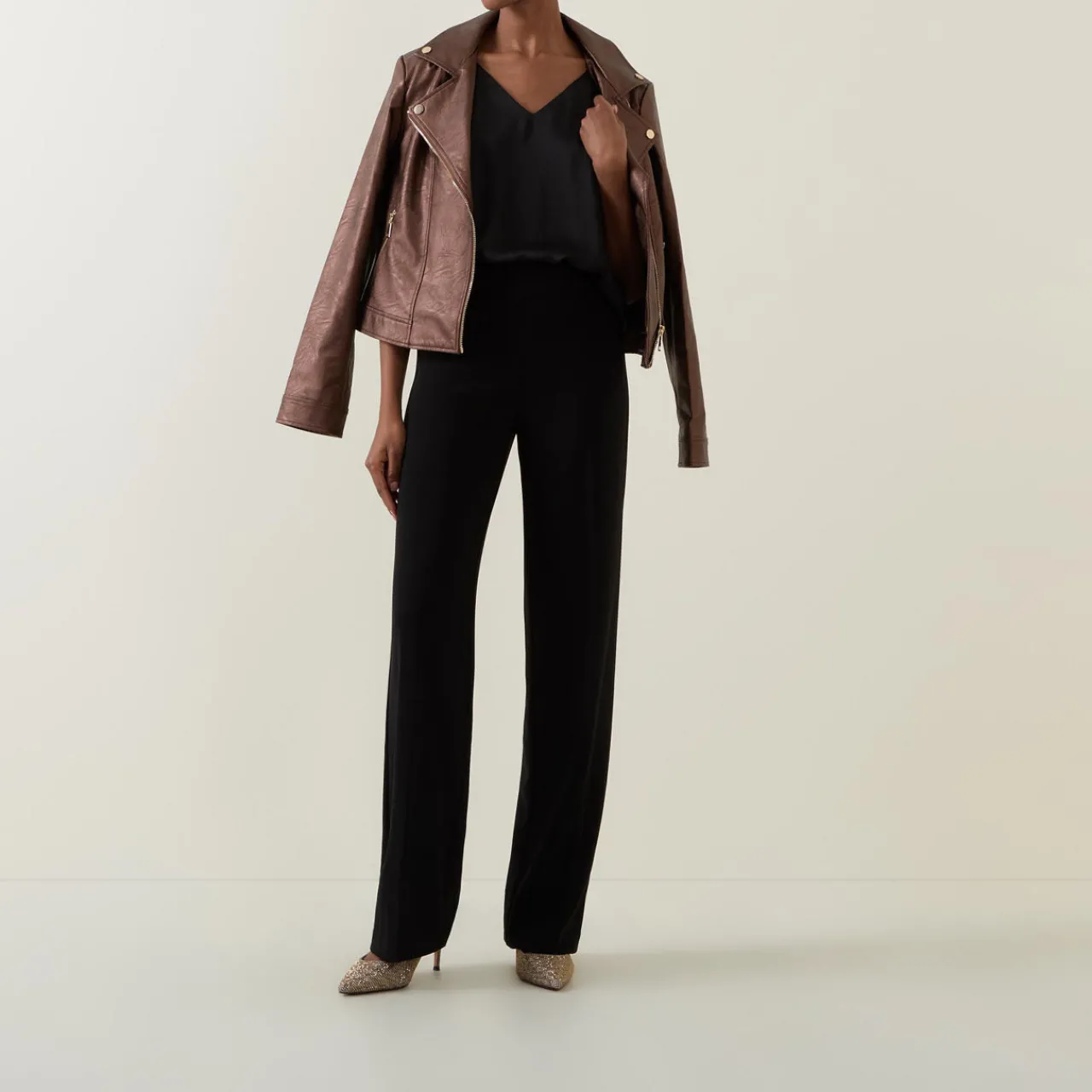 Best High-Waist Wide-Leg Trousers Women Trousers & Shorts