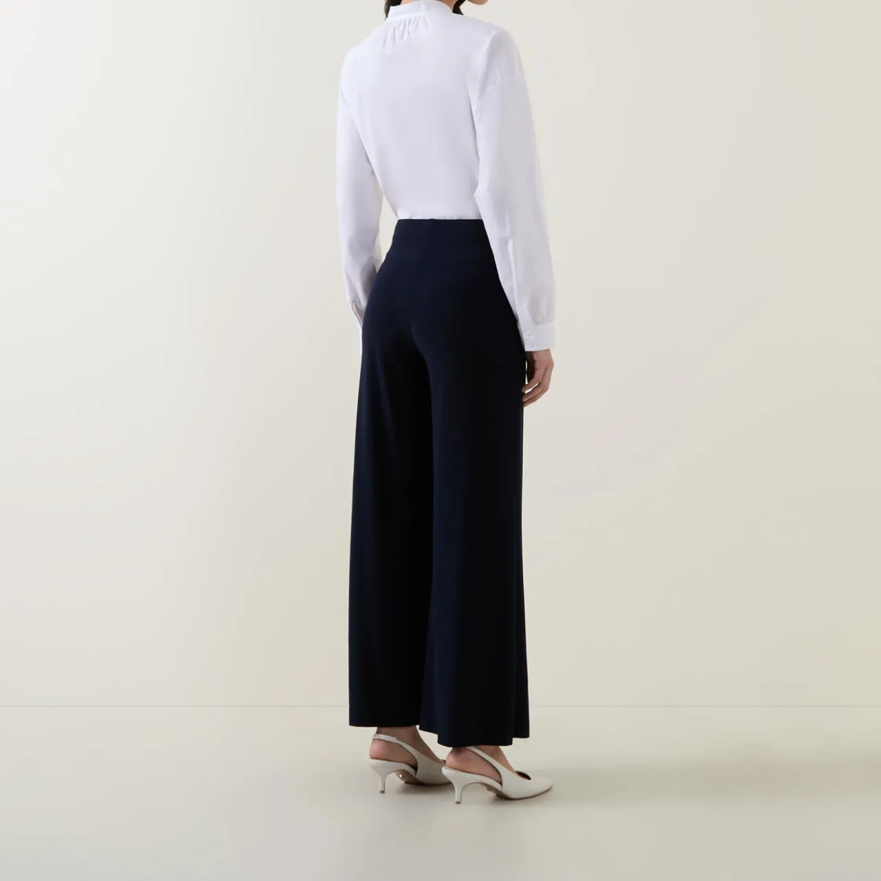 High-Waisted Wide-Leg Trousers Women Trousers & Shorts
