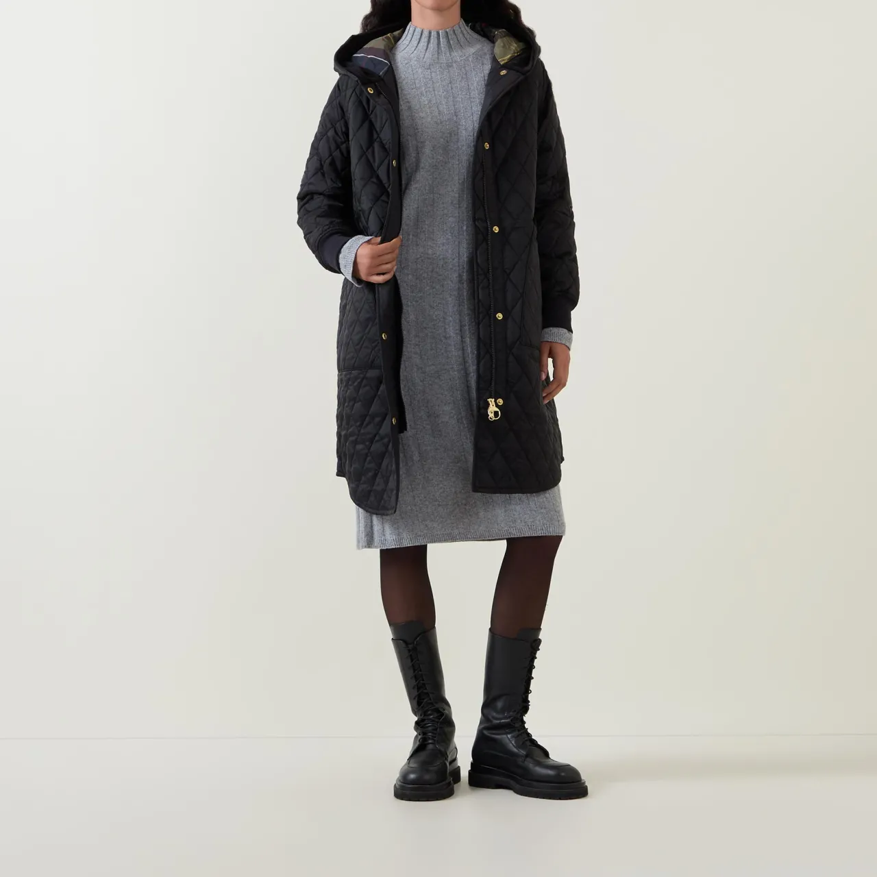 Discount Hilary Quilted Long Jacket Women Coats & Jackets