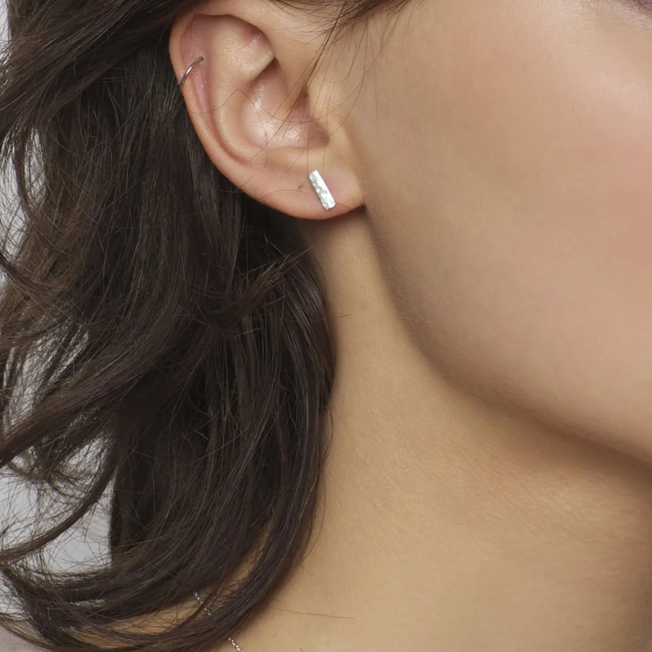 Horizon Bar Stud Earrings Women Earrings
