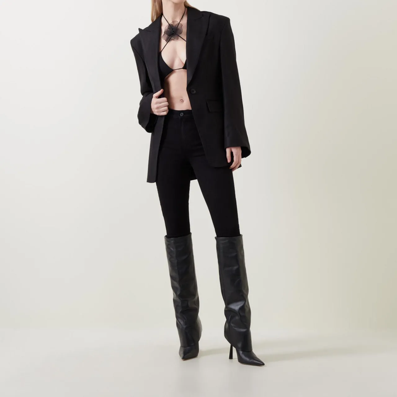 Hot Hoxton High-Rise Skinny Jeans Women Denim