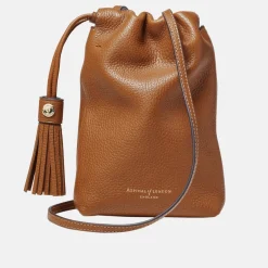 New Hudson Pebbled Leather Crossbody Pouch Women Crossbody Bags
