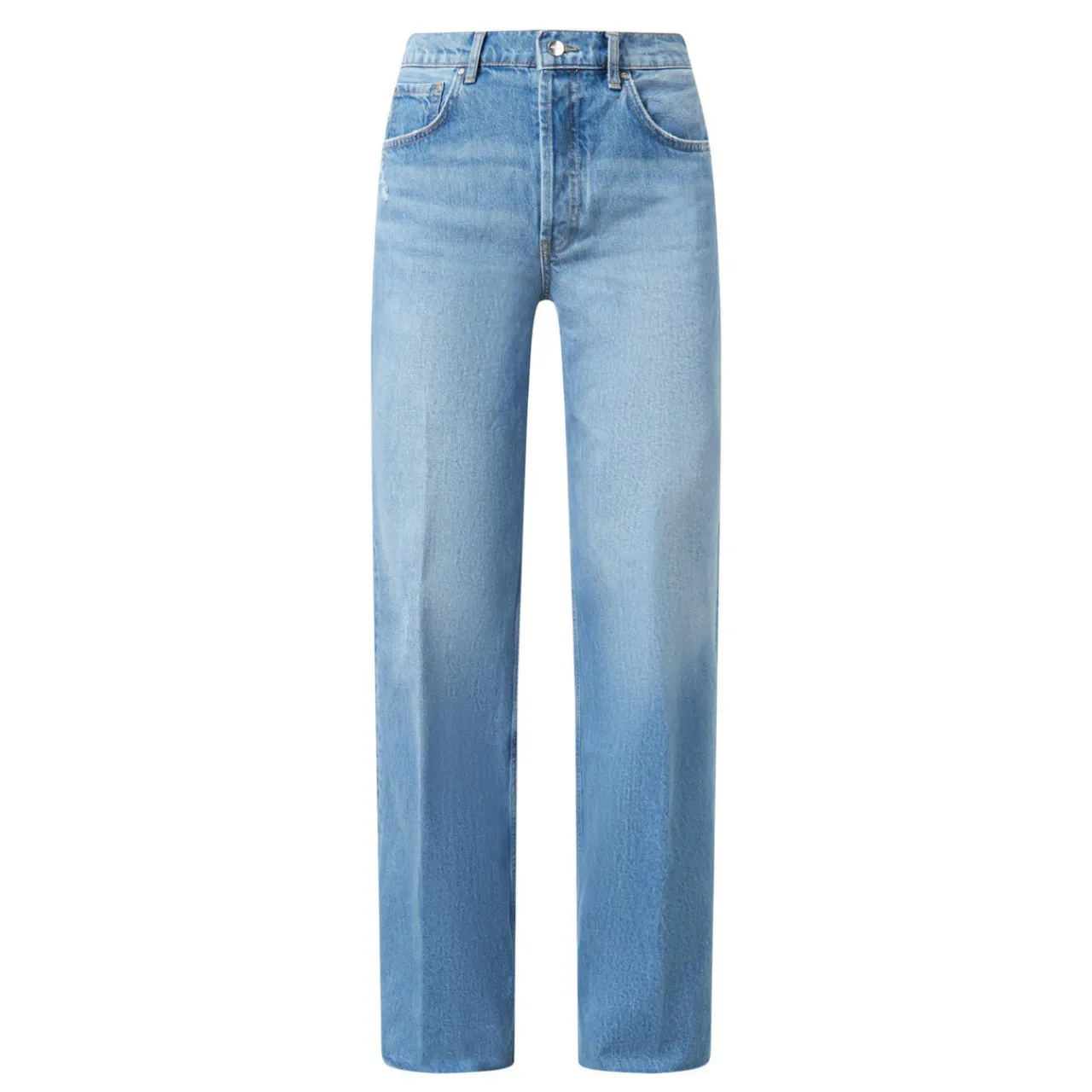 Best Hugh Mid Rise Wide Leg Jeans Women Denim