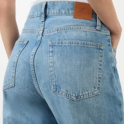 Best Hugh Mid Rise Wide Leg Jeans Women Denim