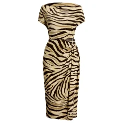 Outlet Hullen Printed Buckle Dress Women Dresses