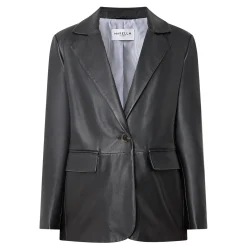 Hot Icone Leather Blazer Women Coats & Jackets