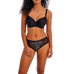 Clearance Idol Balcony Bra Black Women Lingerie