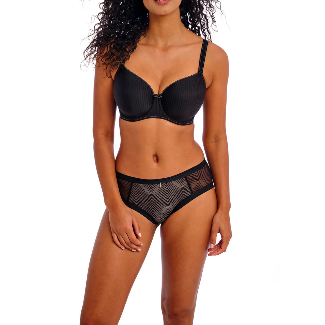 Clearance Idol Balcony Bra Black Women Lingerie