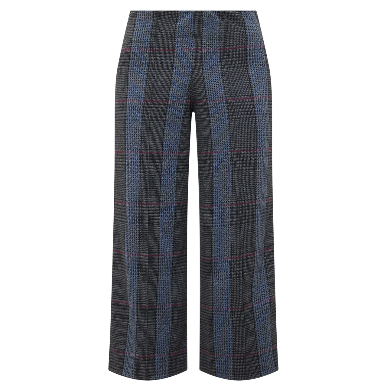New Ilisan Check Print Cropped Trousers Women Trousers & Shorts