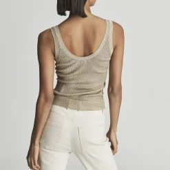 Online Imogen Metallic Tank Top Women Tops