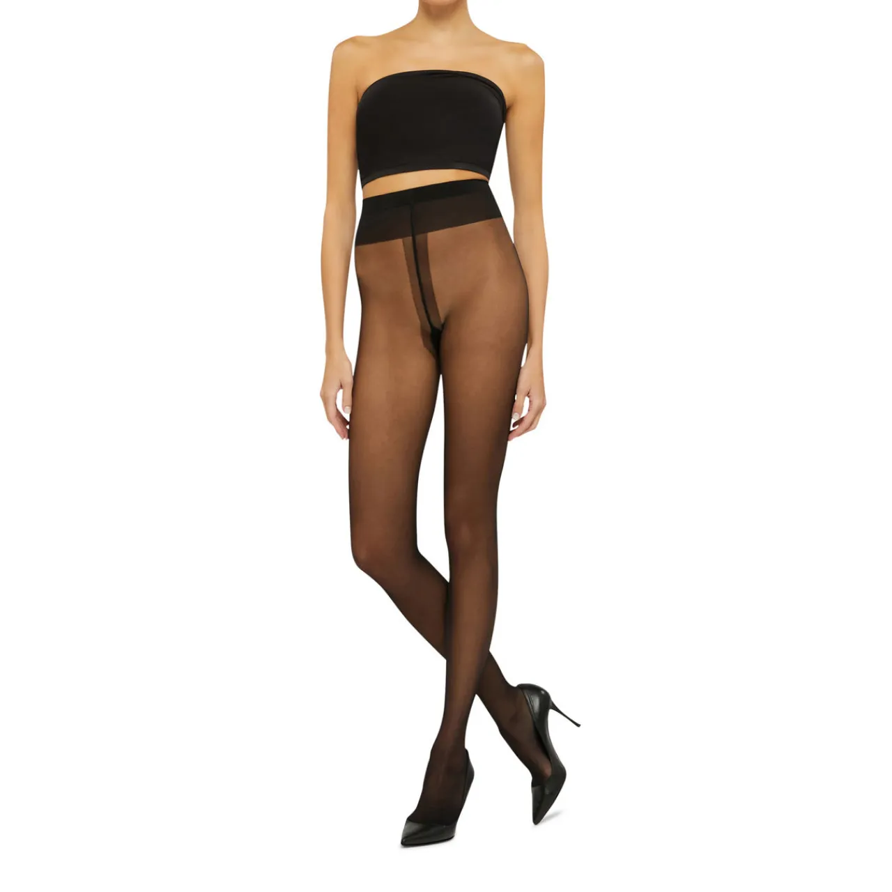 Discount Individual Back Seam Tights Black Women Hosiery