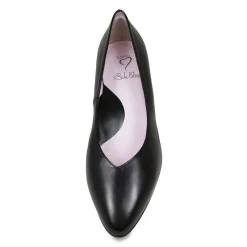 Discount Ingrid Leather Block Heels Women Heels