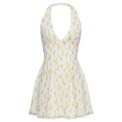 Hot Iris Halter Neck Mini Dress Women Dresses