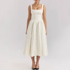 Outlet Isabeau Textured Corset Dress Women Dresses