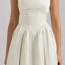 Outlet Isabeau Textured Corset Dress Women Dresses
