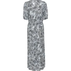 New Isolde Leaf Flared Dress Women Dresses
