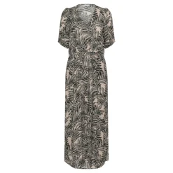 Hot Isolde Leaf Flared Dress Women Dresses