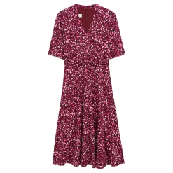Clearance Jaci Printed Flared Dress Women Dresses