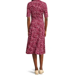 Clearance Jaci Printed Flared Dress Women Dresses