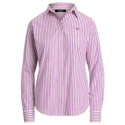 Discount Jamelko Striped Broadcloth Shirt Women Tops