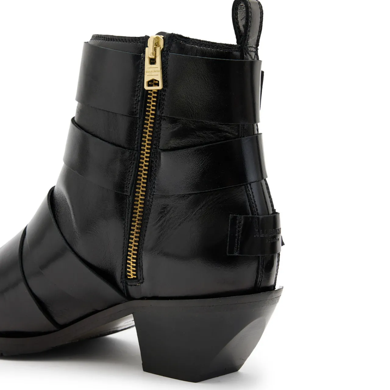 New Jane Buckle Leather Ankle Boots Women Boots
