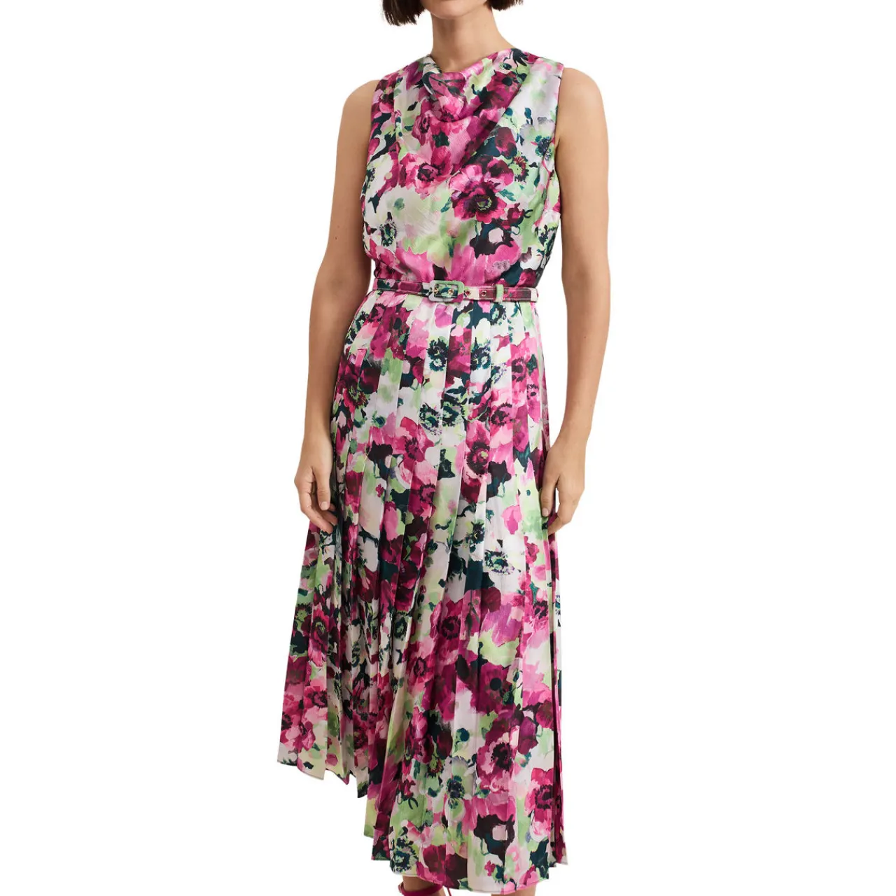 Online Janina Belted Floral Dress Women Dresses