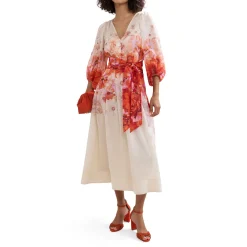 Discount Jaslyn Floral Flared Dress Women Dresses
