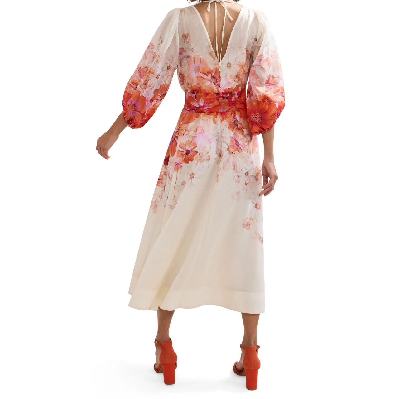 Discount Jaslyn Floral Flared Dress Women Dresses