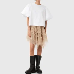 Outlet Jayde Asymmetric Tulle Mini Skirt Women Skirts