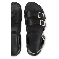 Hot Jemma Triple Buckle Sandal Women Sandals