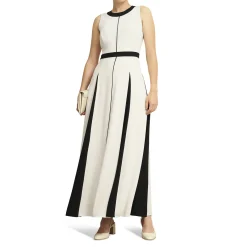 Best Jenn Two-Tone Pleated Dress Women Dresses