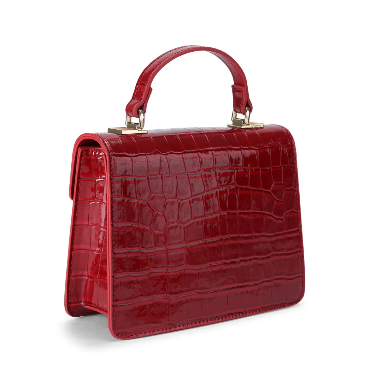 New Jessica Croc-Embossed Top Handle Bag Women Crossbody Bags|Top Handle Bags