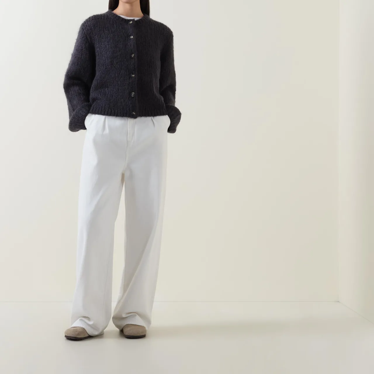 New Jetra Knitted Cardigan Women Sweaters & Cardigans