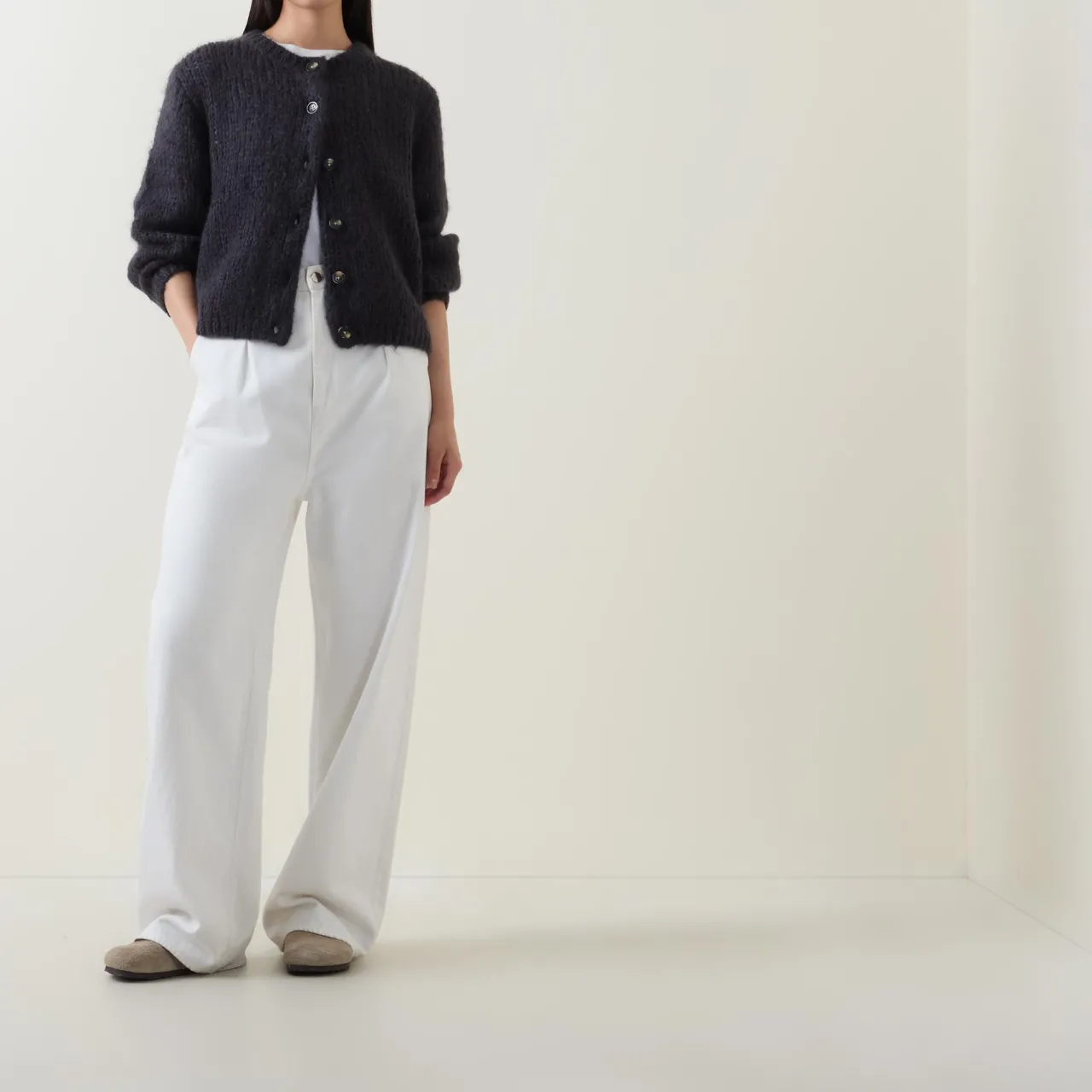 New Jetra Knitted Cardigan Women Sweaters & Cardigans