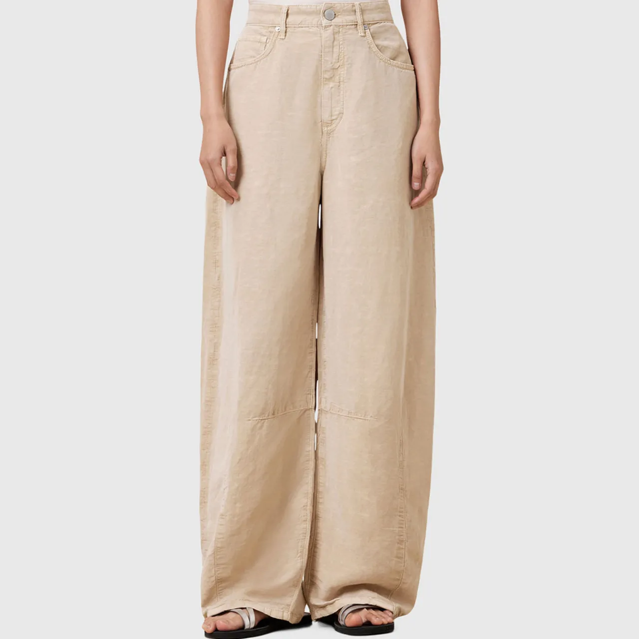 Hot Jett High-Rise barrel Trousers Women Trousers & Shorts