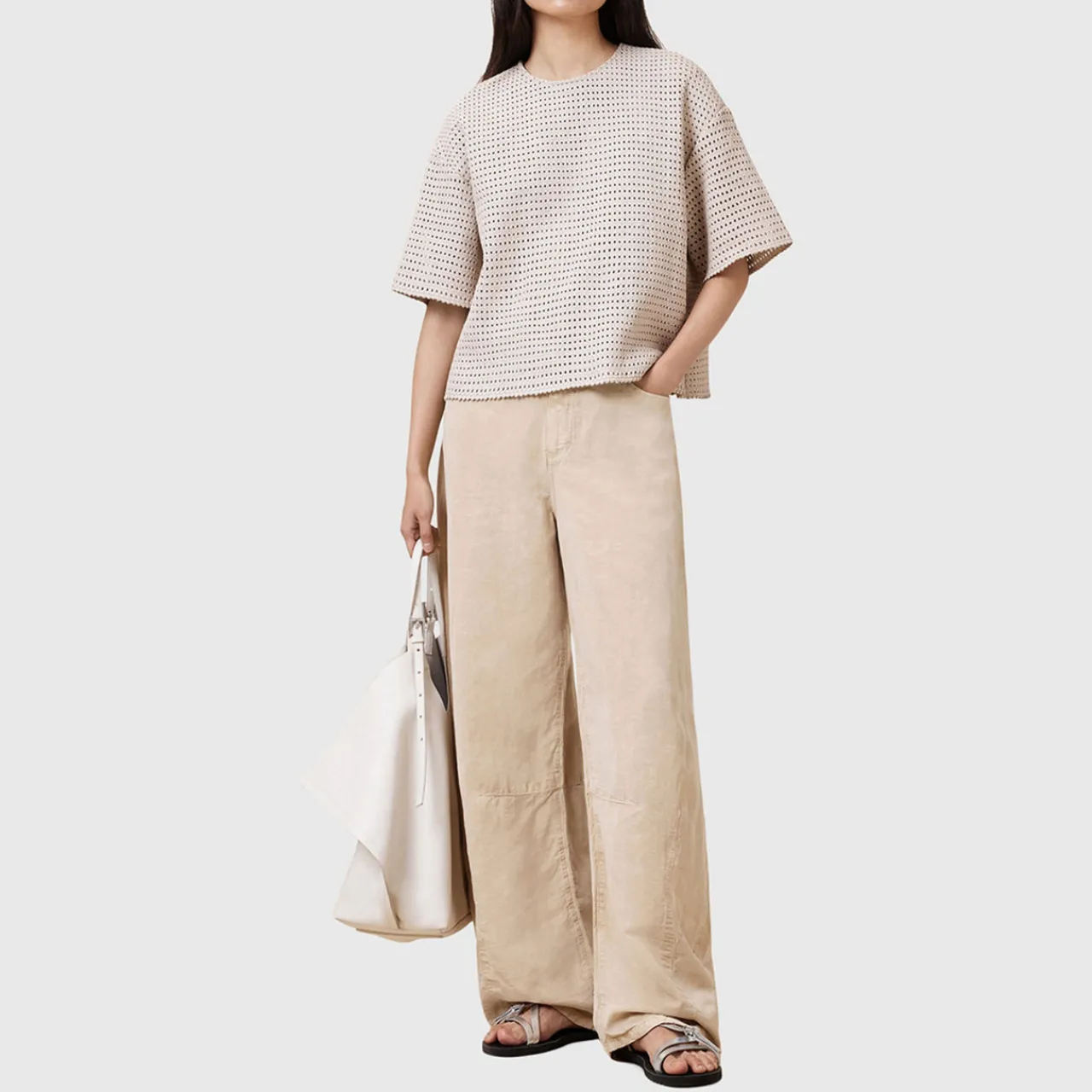 Hot Jett High-Rise barrel Trousers Women Trousers & Shorts