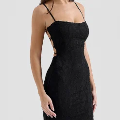 Outlet Joan Floral Lace Backless Gown Women Dresses