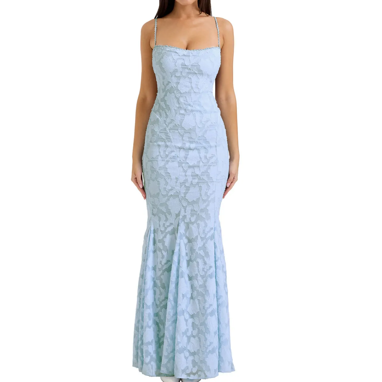 Online Joan Lace Open Back Gown Women Dresses