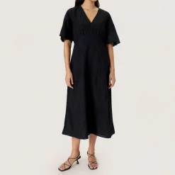 New Joella Textured Flared Dress Women Dresses