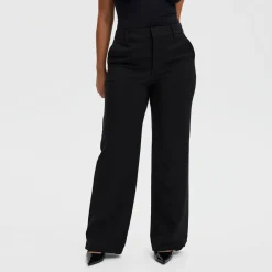 New Joelle Mid-Rise Wide Leg Trousers Women Trousers & Shorts