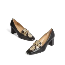 Sale Johanna Snake Print Snaffle Courts Women Heels