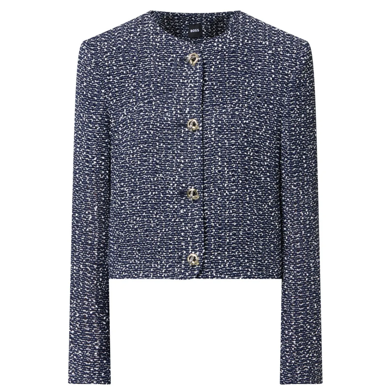 Sale Jolena1 Bouclé Knit Cardigan Women Sweaters & Cardigans