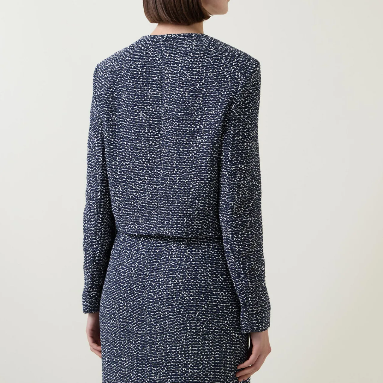 Sale Jolena1 Bouclé Knit Cardigan Women Sweaters & Cardigans