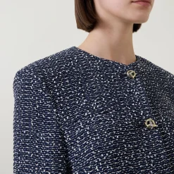 Sale Jolena1 Bouclé Knit Cardigan Women Sweaters & Cardigans