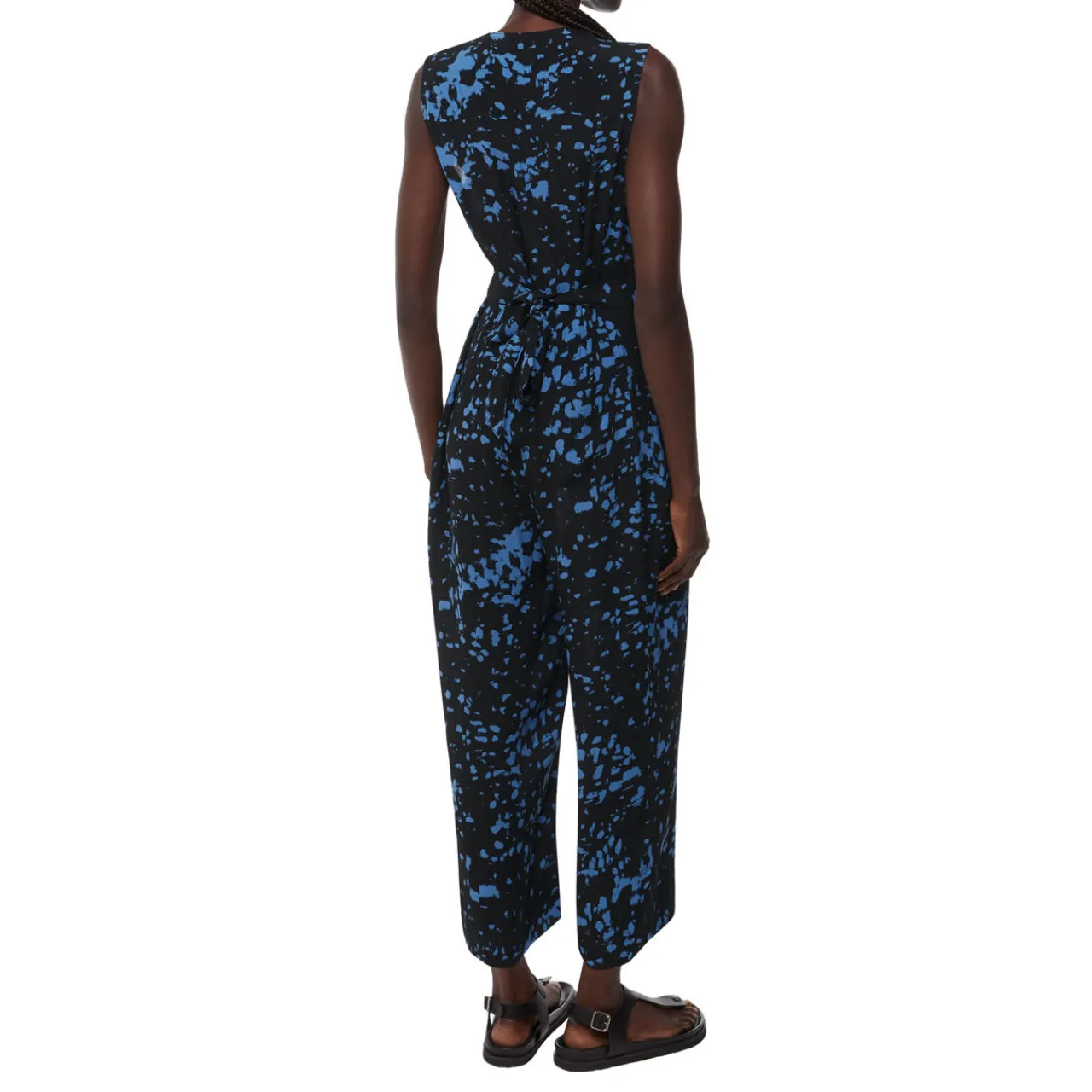 Josie Printed Zip-Up Jumpsuit Women Jumpsuits