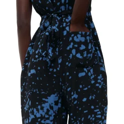 Josie Printed Zip-Up Jumpsuit Women Jumpsuits
