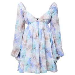 Hot Jovie Floral Babydoll Mini Dress Women Dresses